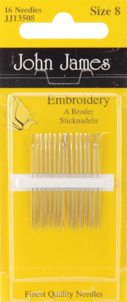 Embroidery Hand Needles Size 8 16/Pkg