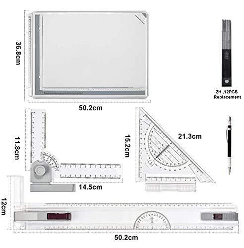 Metric A3 Drawing Board Drafting Table Multifunctional Drawing Board Table