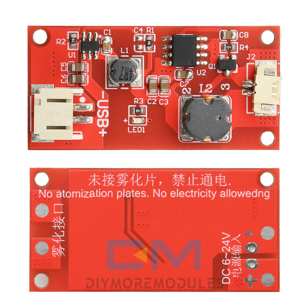 Humidifier Mist Maker Driver Circuit Board Ultrasonic Atomization Module 6~24V