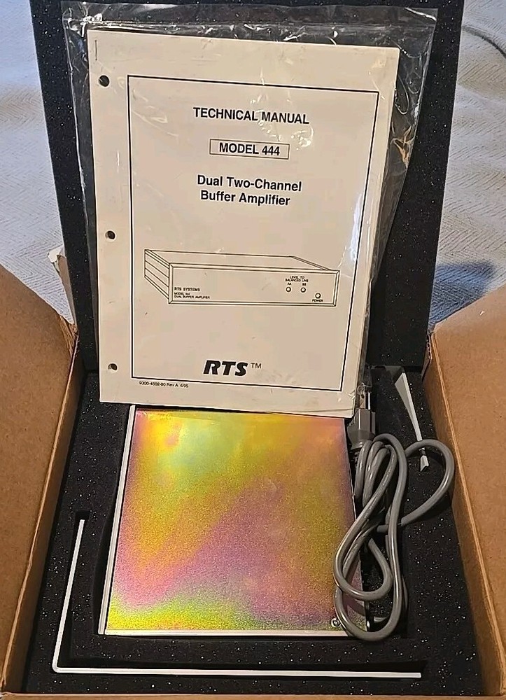 RTS Systems 444 Buffer Amplifier (New Old Stock)