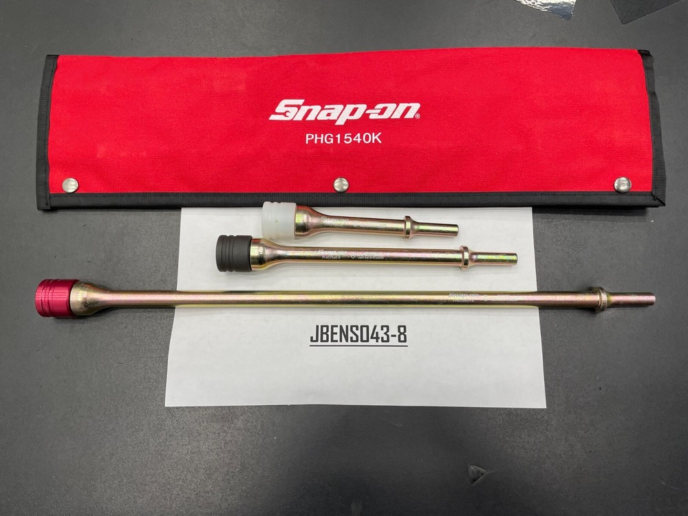Snap-on Tools NEW 6 Piece Interchangeable Tip Air Hammer Bit Set PHG1540K