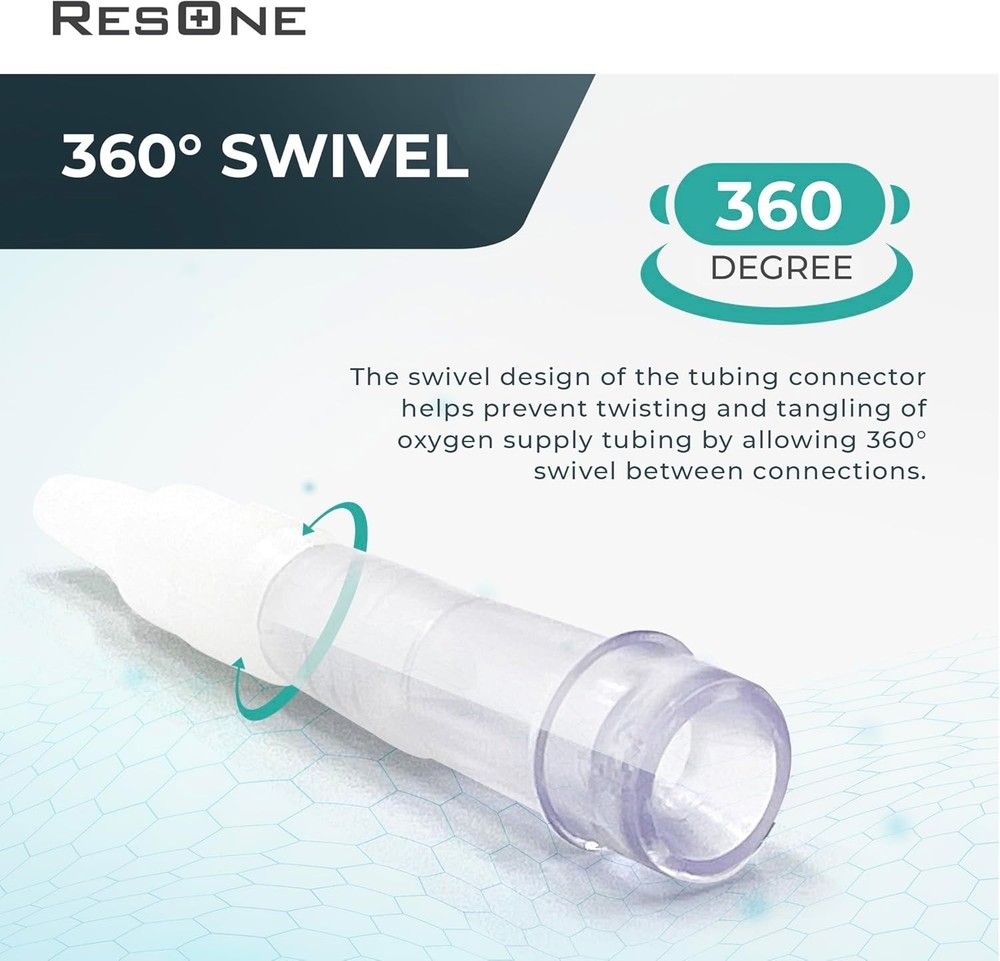 Compact Oxygen Line Splitter with Leak-Proof Design - Perfect for Therapy
