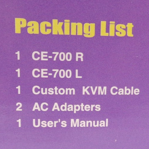Aten CE-700A USB KVM Extender NEW in Box Complete - Remote Access