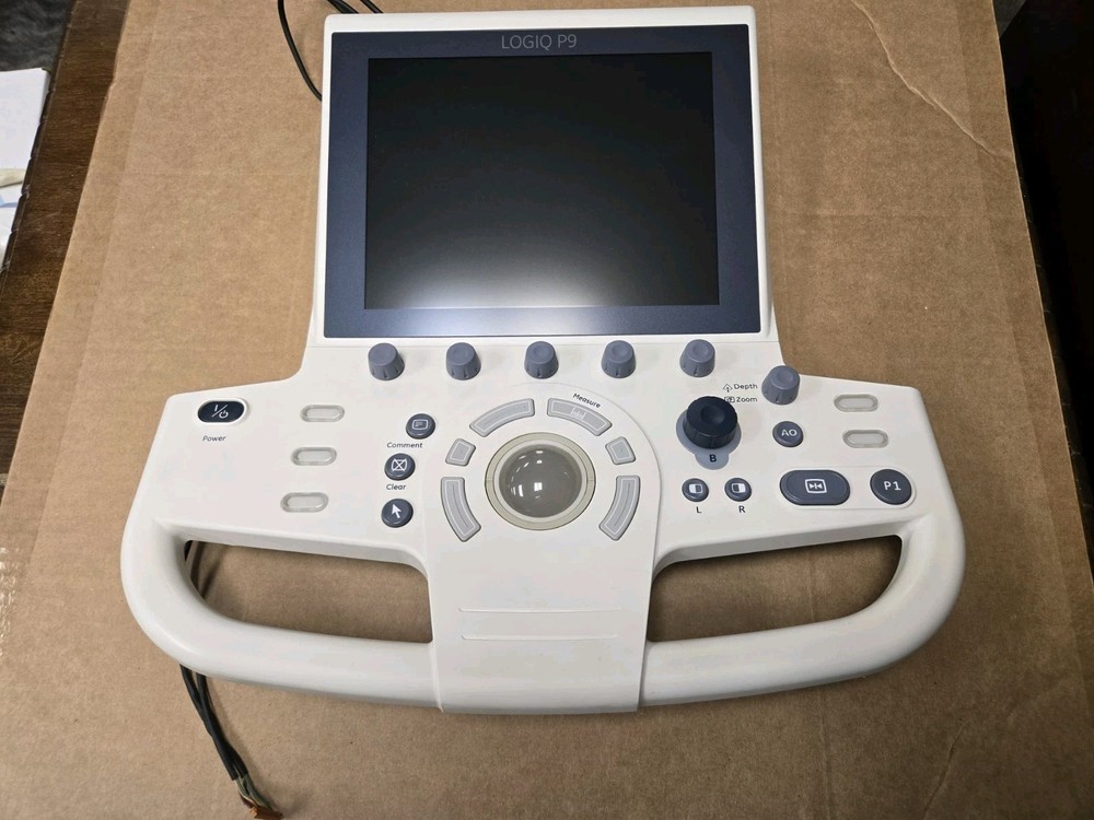 GE ultrasound control panel logiq P9