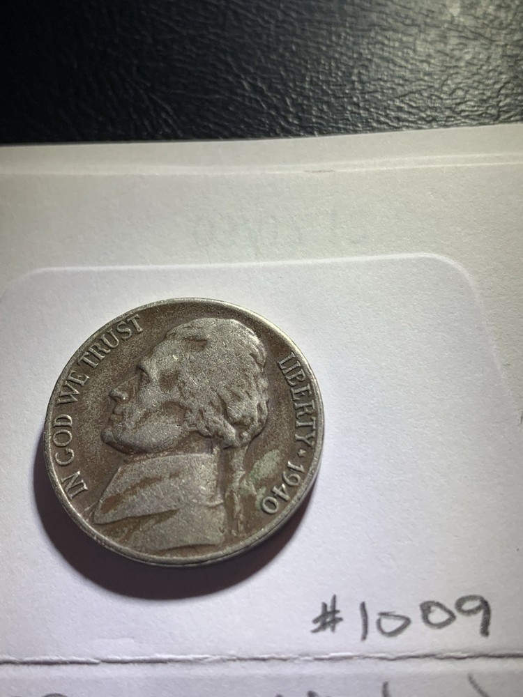 1940 5C Jefferson Nickel (#1009)