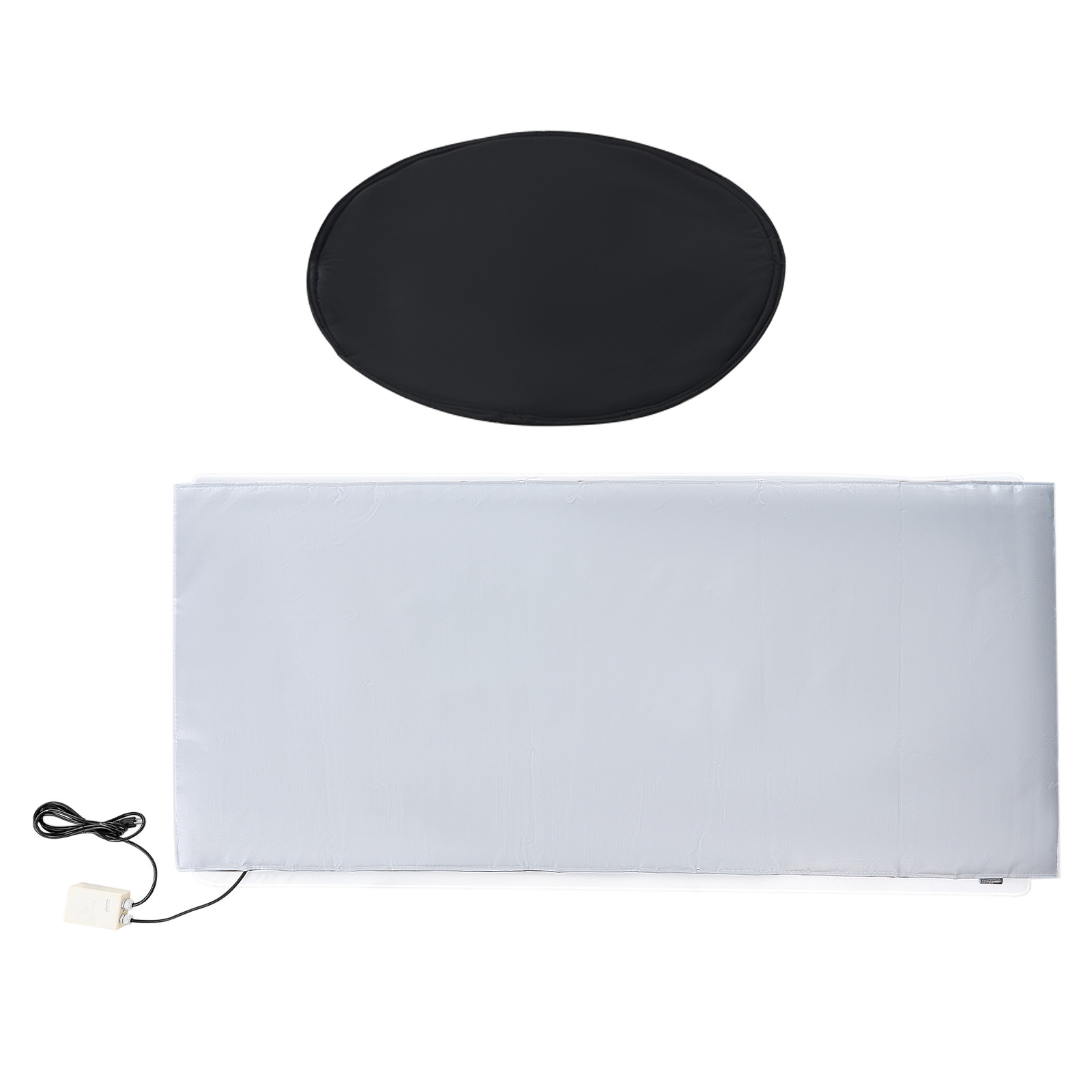 VEVOR 55 Gal Metal Drum Heater 1300W 0-145℉ Adjustable w/ Independent Thermostat