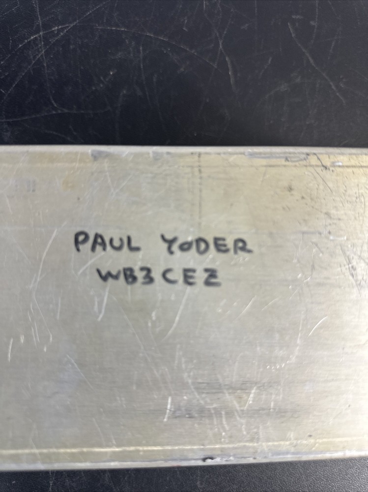 Paul Yoder WB3CEZ. +Dycomm- Model 10-0. Serial 10-520