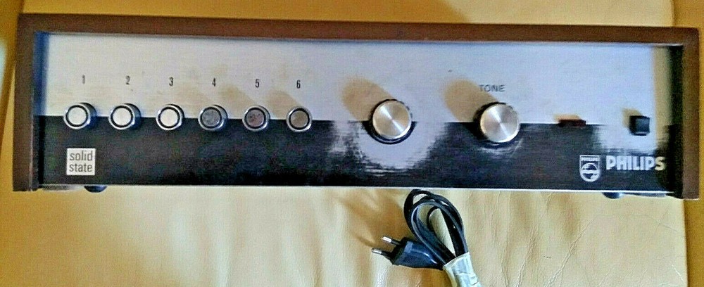PHILIPS BROADCAST - SOLID STATE + LESA CASE-WORKING-VINTAGE-MODERNIZED