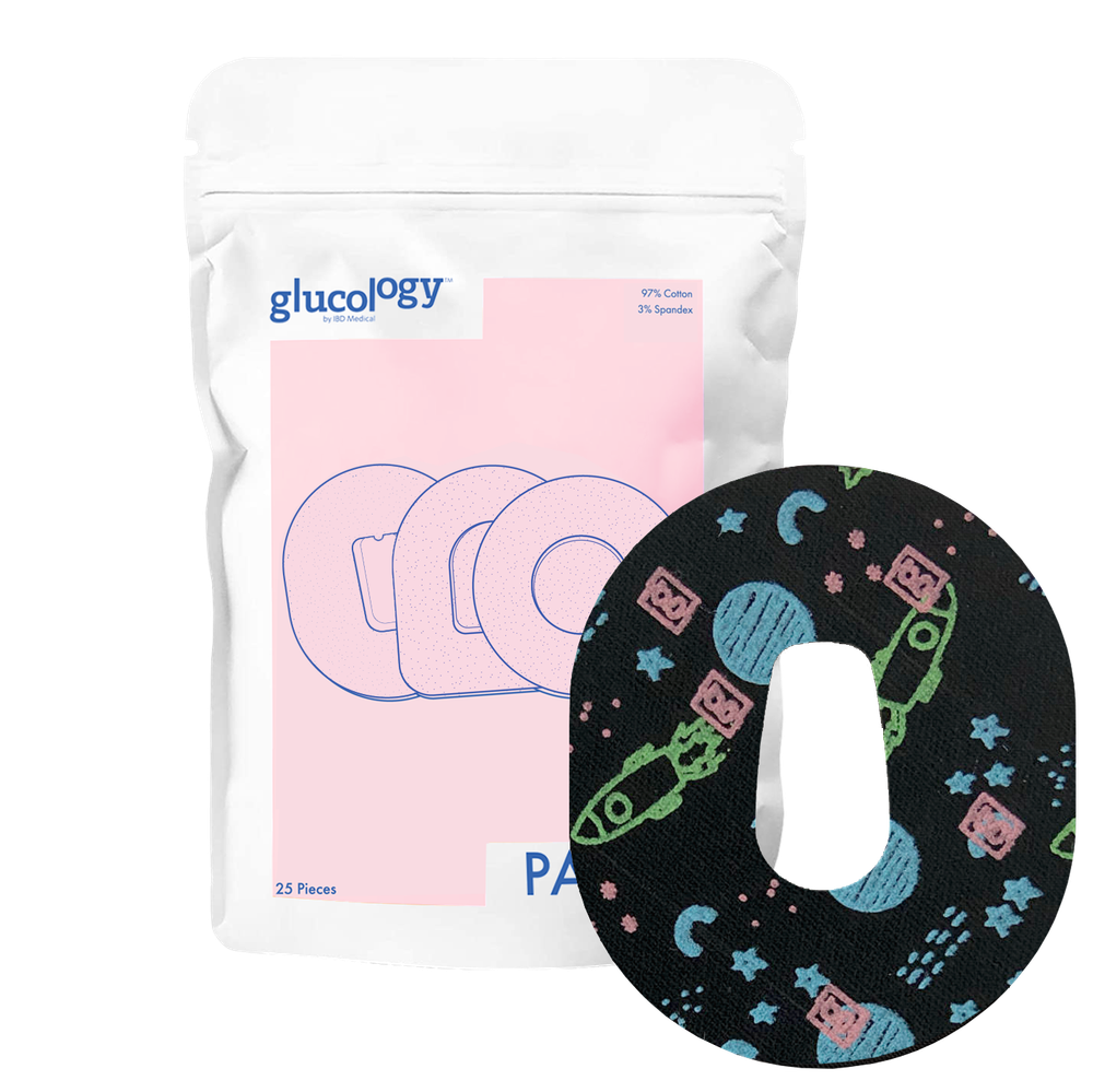 25 Pack Glucology Dexcom G6 CGM Patch | Adhesive & Water Resistant | Beige