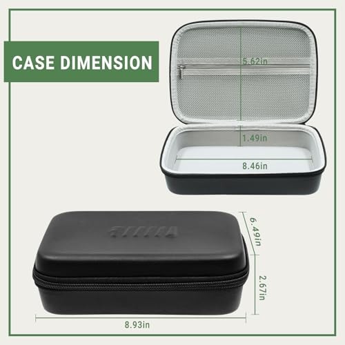 Battery Organizer Storage Case with Tester for AA AAA Button Battery black