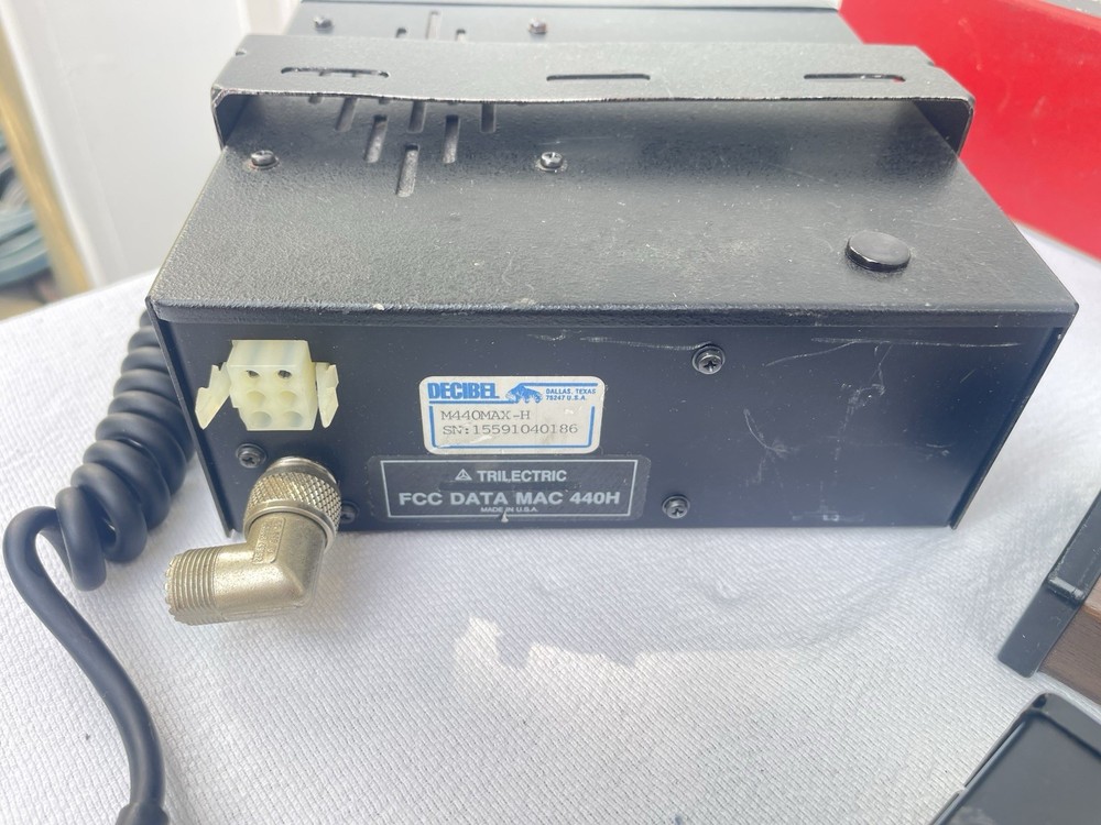 Lot Trilectric FCC Data Mac 440 H Transmitter With Mic & Accesories