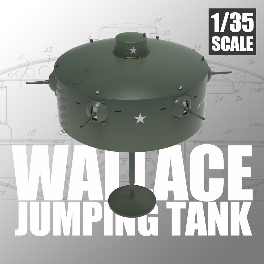 1/35 Scale Wallace Leaping Tank Model
