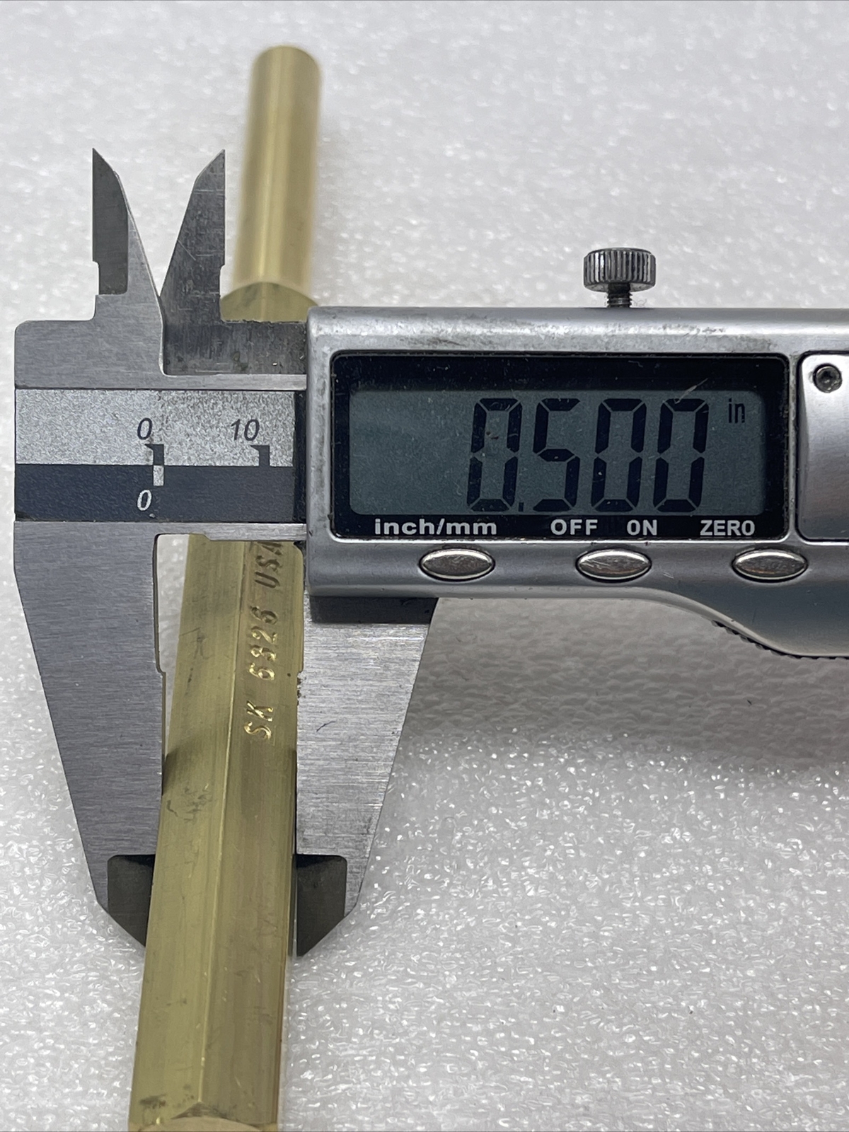 SK Tools 3/8” Brass Drift Punch, 6326, Hex Shank, 6” Long, USA Made, New