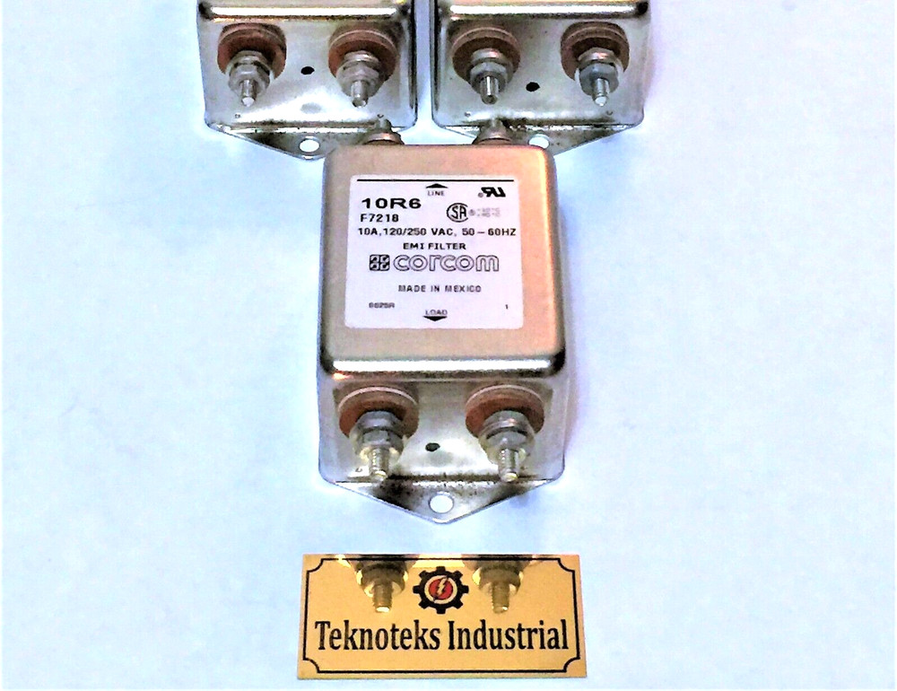 CORCOM 10R6 EMI FILTER 120/250VAC / 10A
