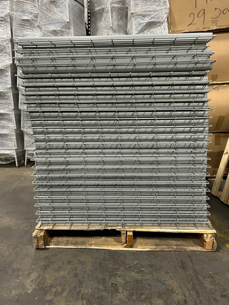 PALLET RACK WIRE DECKING- FLAT FLUSH DECK, 3-CHANNEL, FITS 42" RACKING