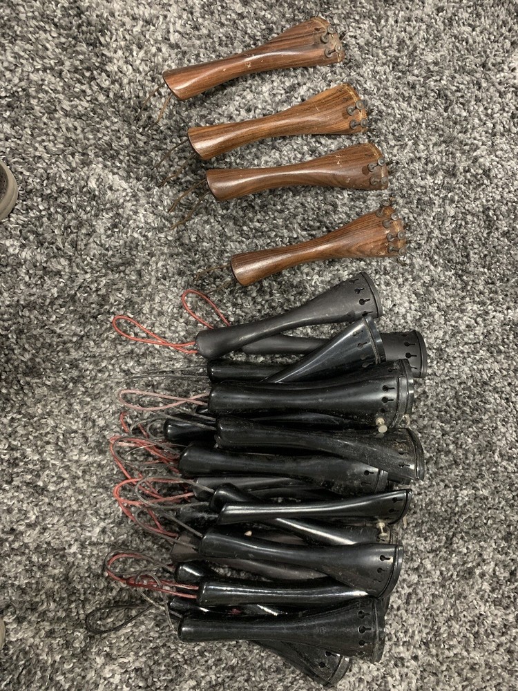 Reduced 4/4 Assorted Cello Tailpiece Ebony + Rosewood