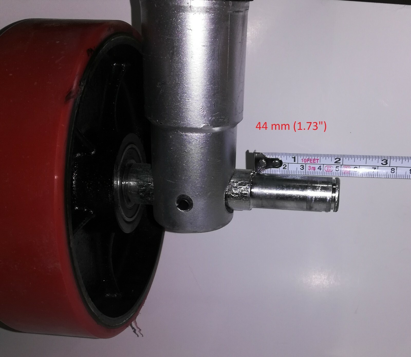 Pallet Jack/Truck Steering Wheels 7" Set with Axle, Fasteners, Tool Kit Included