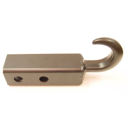 11237.01 Tow Hook, 2 Inch Receiver Mounted, Black
