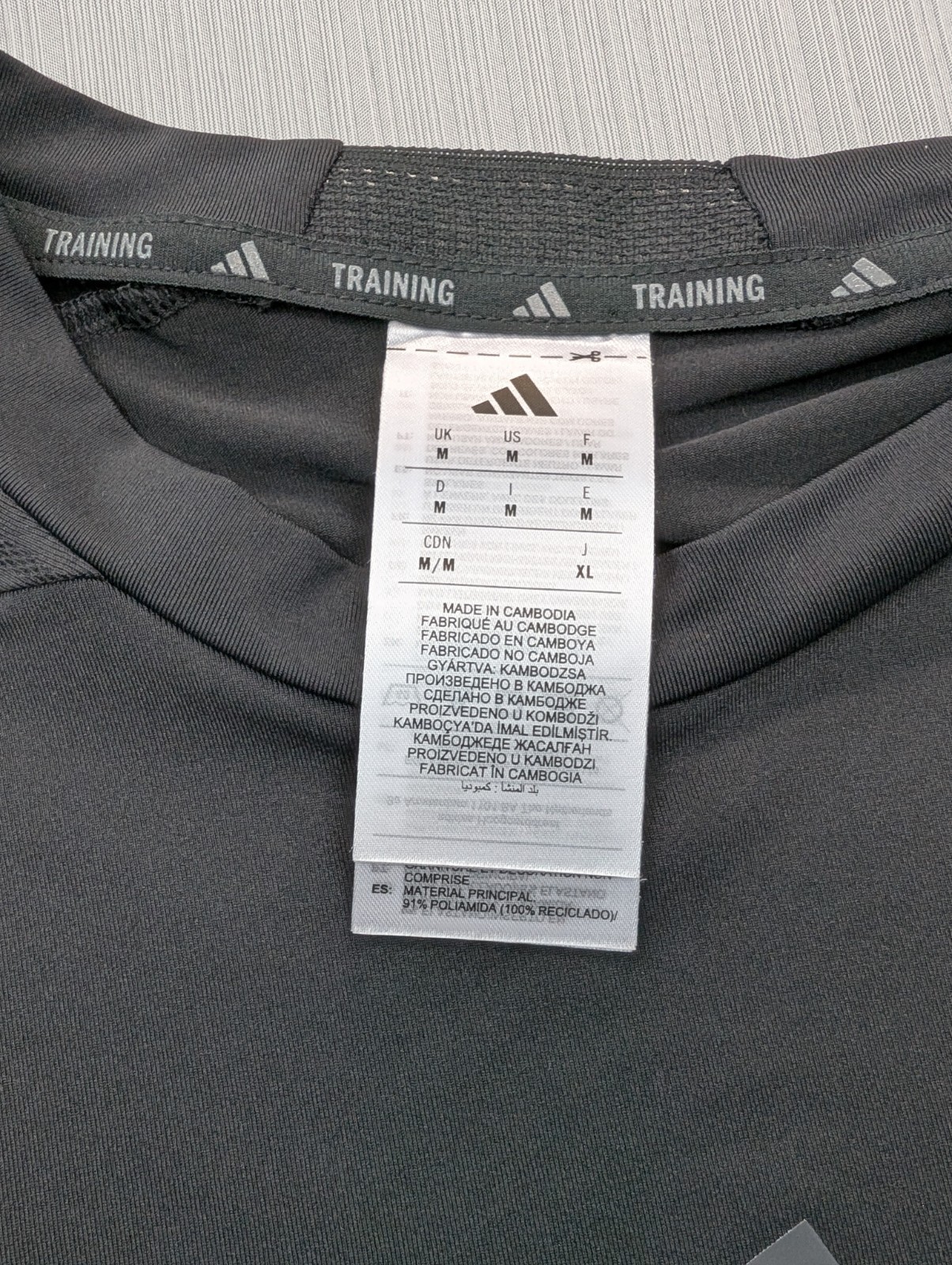 New Mens Adidas D4T Tank Top ClimaCool Training Tee Performance Black Sz Medium