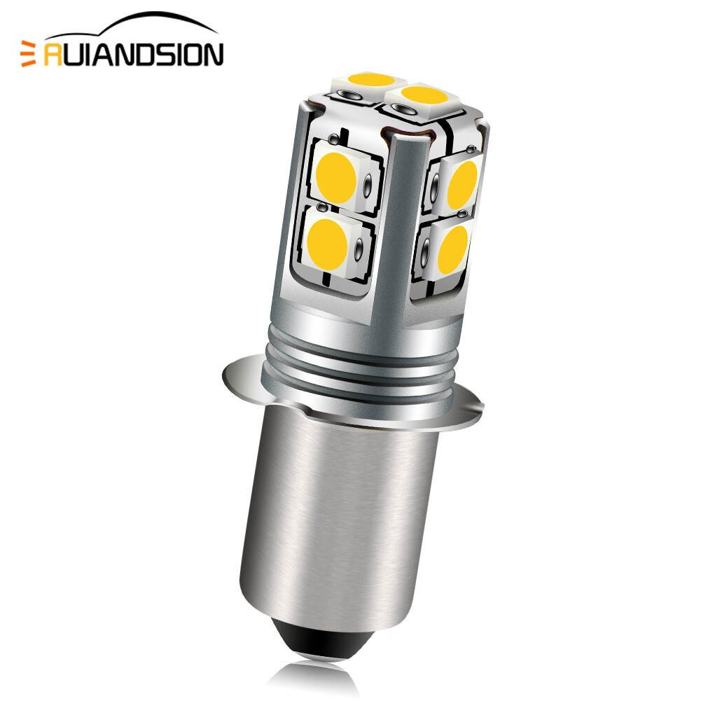 Super Bright PR2 P13.5S 3030 LED Torch Flashlight Bulb Lamp Globe 6V/9V/12V/18V