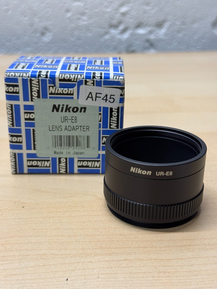 New in box - Nikon Japan UR-E6 Step-Up Ring Adapter (AF45)