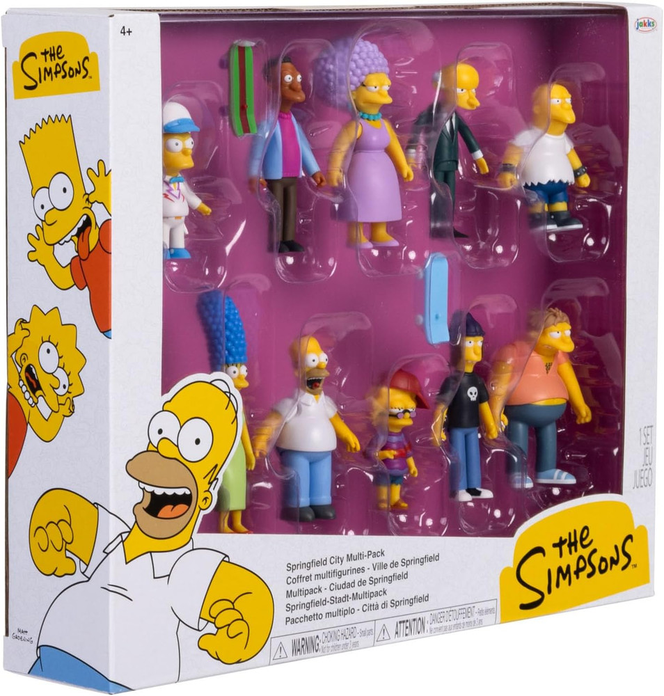 The Simpsons 2.5 Inch Figure Springfield City Multipack