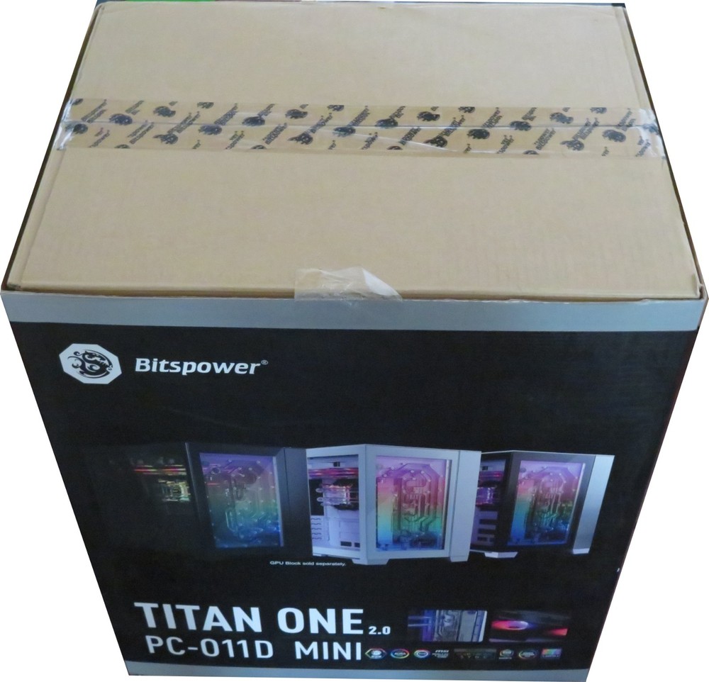 Bitspower Titan One Mini 2.0 Tempered Glass microATX Mini Tower Computer Case