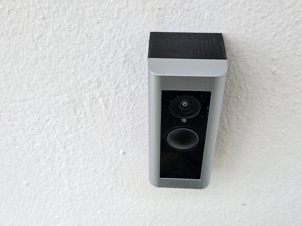 Ring Wired Doorbell Pro (Ring Pro 2) Vertical Wedge Up/Down Angle 5° 10° 15°