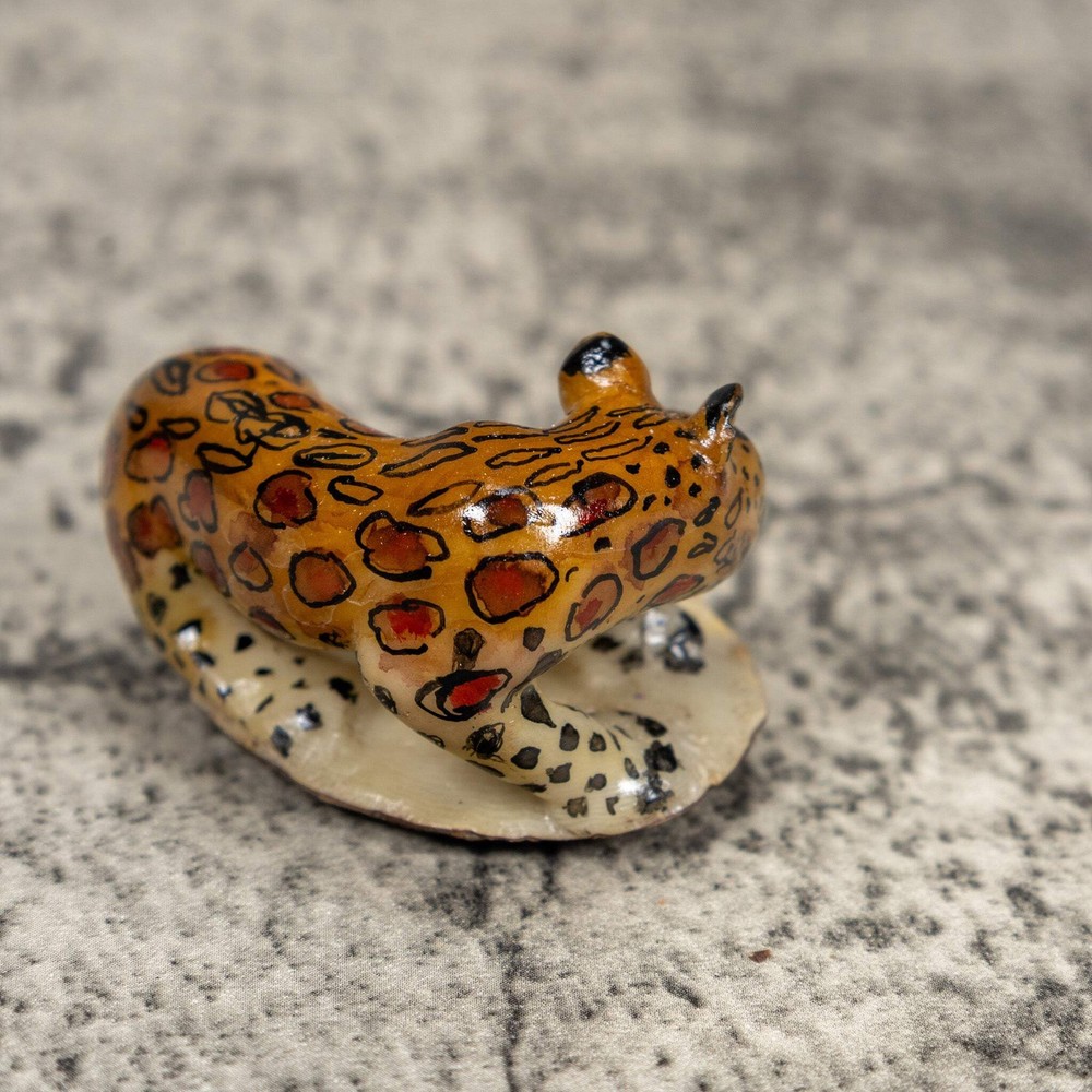 Jaguar Cat Tagua Carving