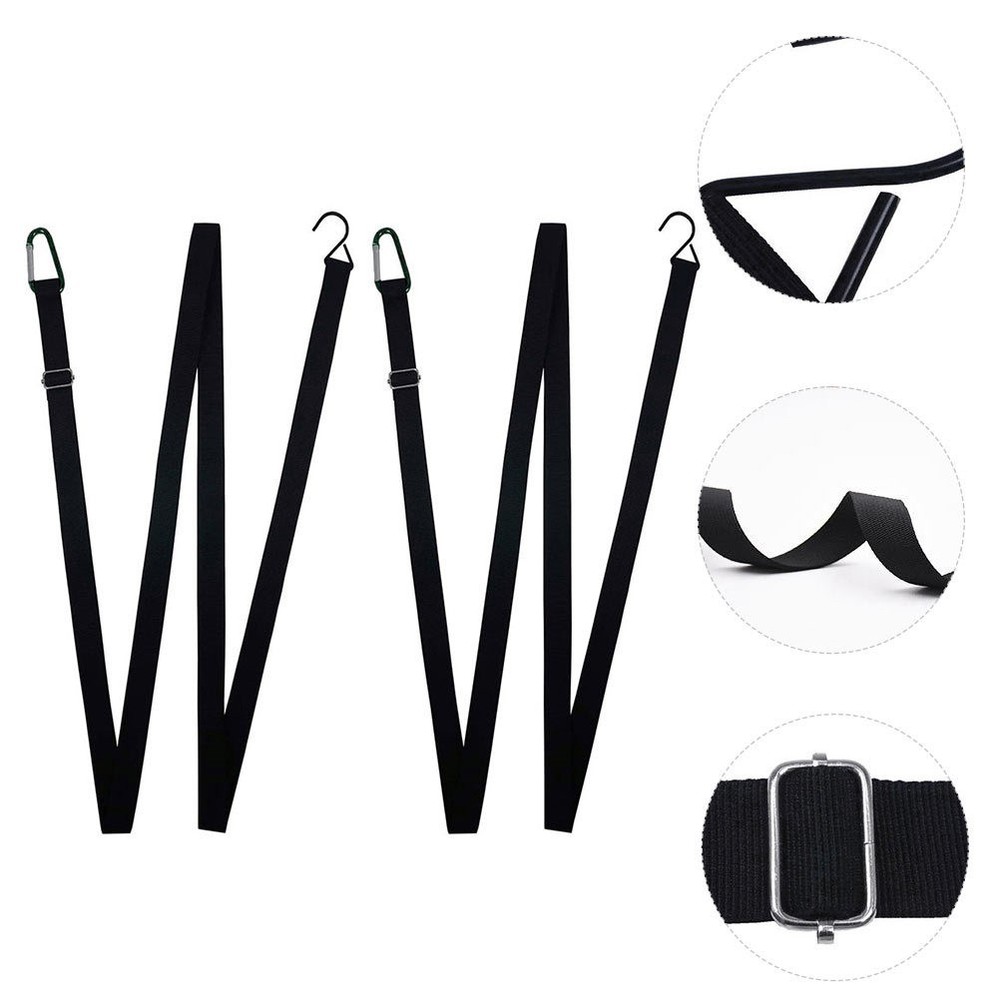 2 Pcs 4.4m Straps Wind Protector Elastic Adjustable Rope Protect Rope