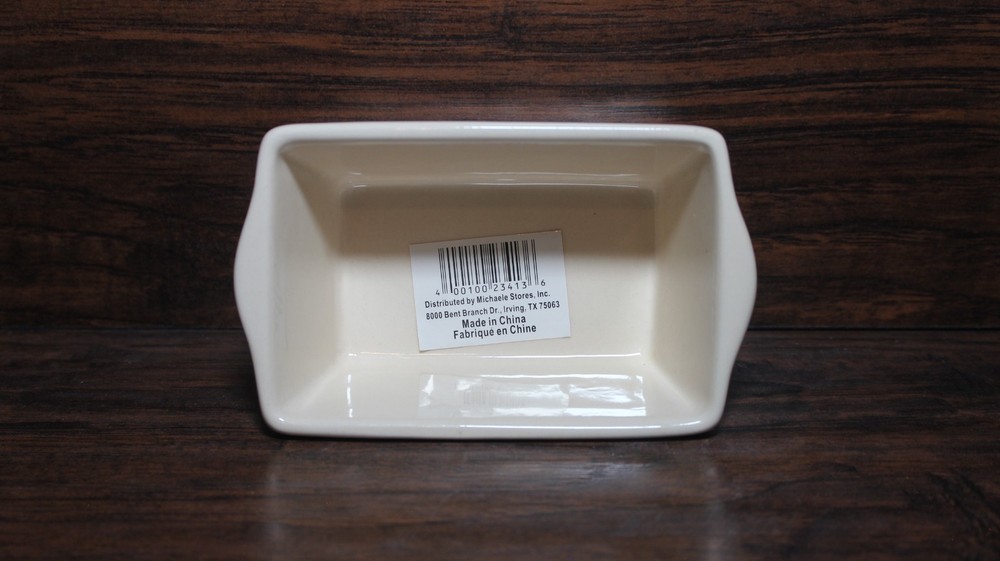 Pumpkin Mini Loaf Baking Dish Fall Harvest Ceramic Oven Safe