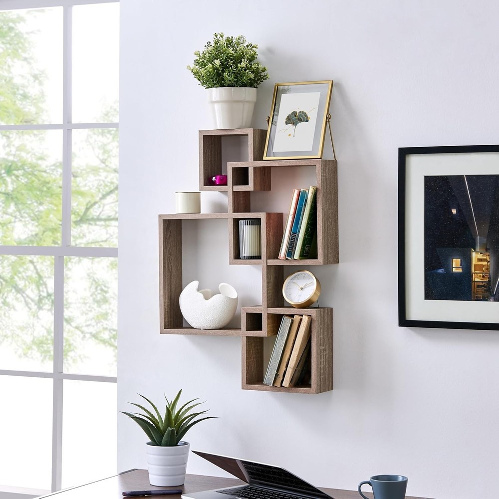 Intersecting Cube Shelves