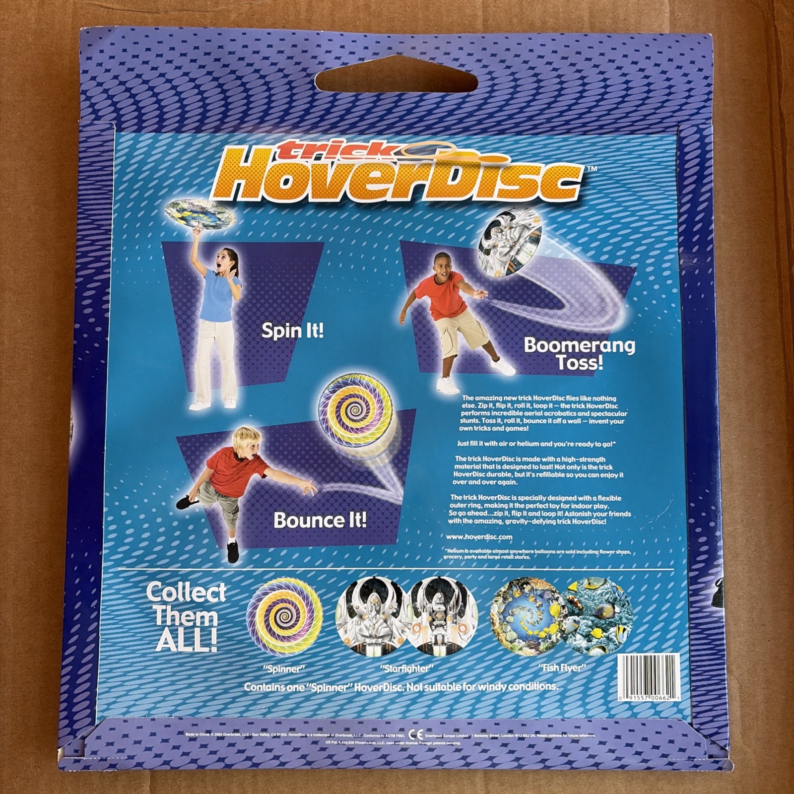 Trick Hover Disc 2004 Spinner New in Package 26" Wide Inflatable