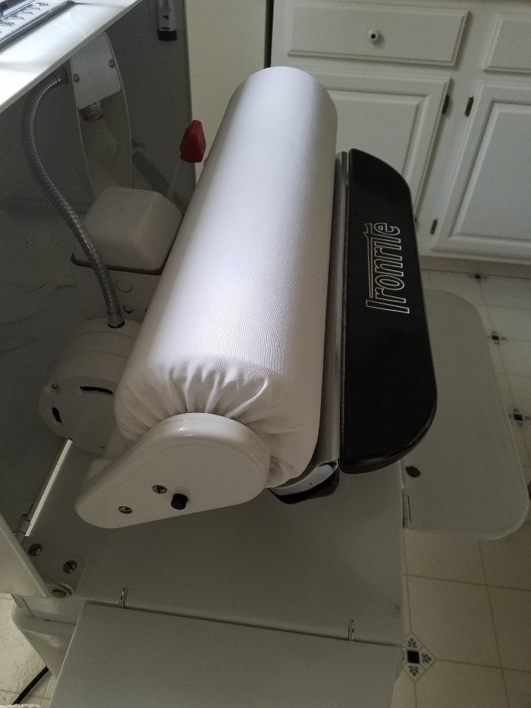 COMBO PAK Ironrite Pad Burlap TWO Roller Covers w/install use care instructions