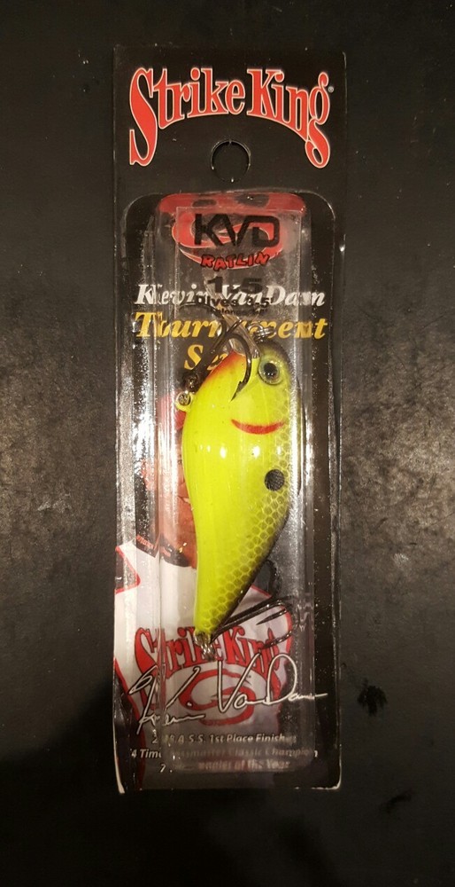 Strike King KVDR 1.5 2 1/2” 7/16oz Black Back Chart