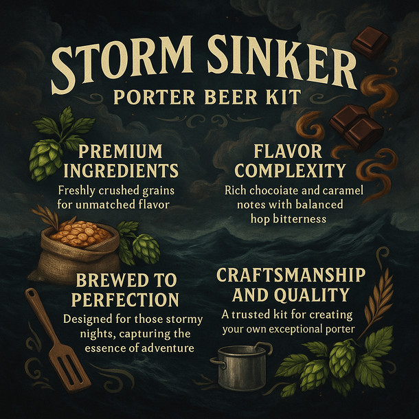 Label Peelers Storm Sinker Porter Beer Kit