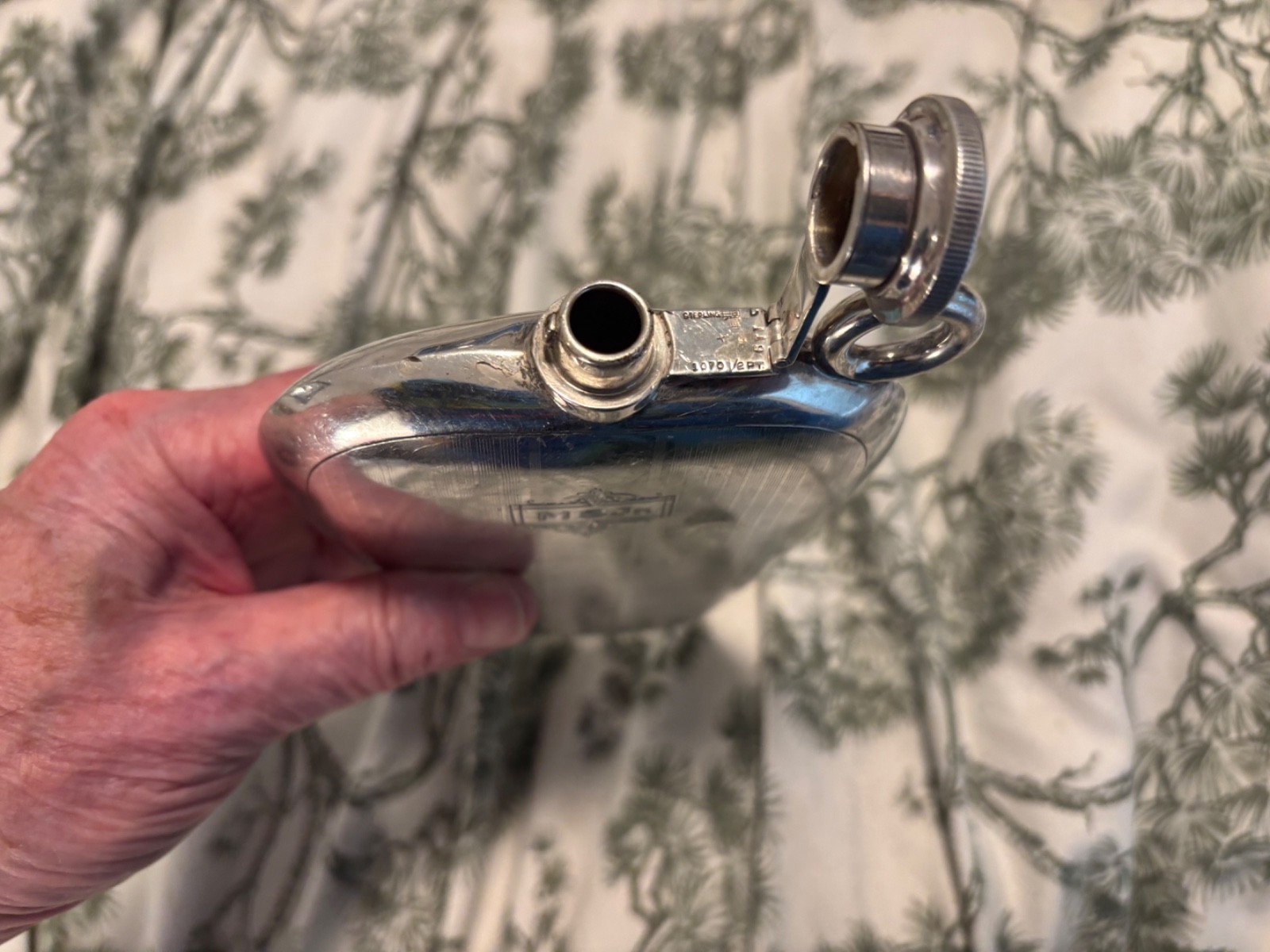 Sterling Silver Liquor Flask 6 Standard Ounces