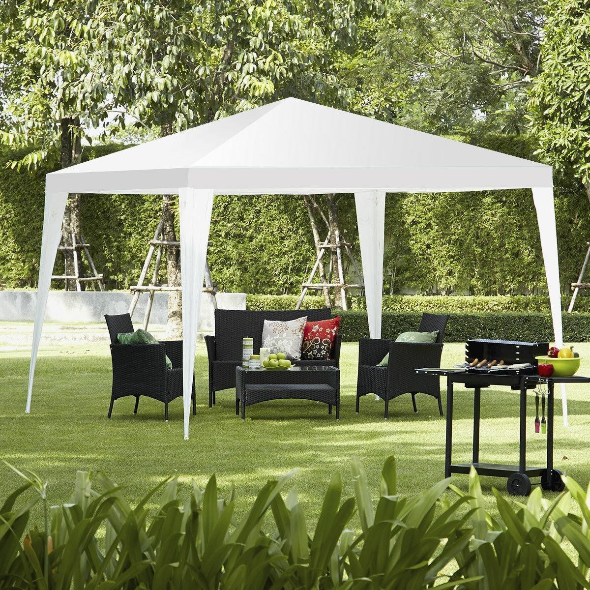 10'x10' Wedding Party Canopy Tent Gazebo Pavilion Cater Outdoor