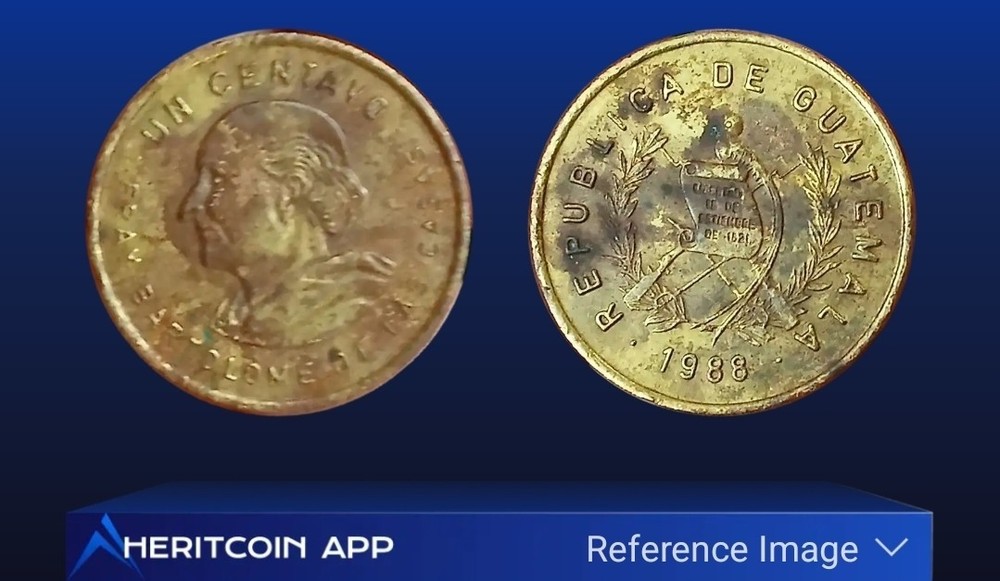 Guatemala 1 Un Centavo 1988