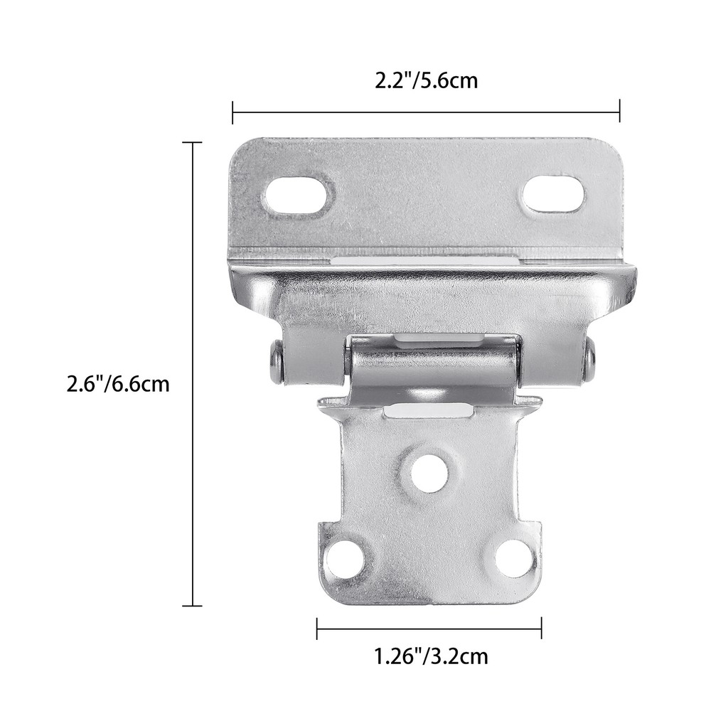 1/2" Overlay Semi Cabinet Hinges Partial Wrap Kitchen Self Closing Cabinet Hinge