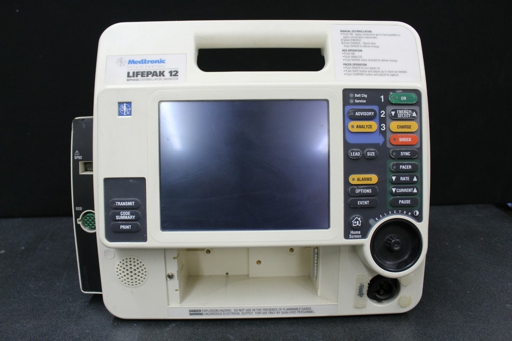 LifePak 12 Spo2, ECG, Biphasic, & Pacing