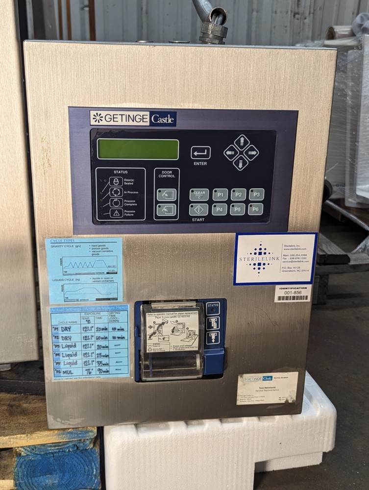 Getinge Castle 123LS Multitherm Gravity Steam Sterilizer Autoclave