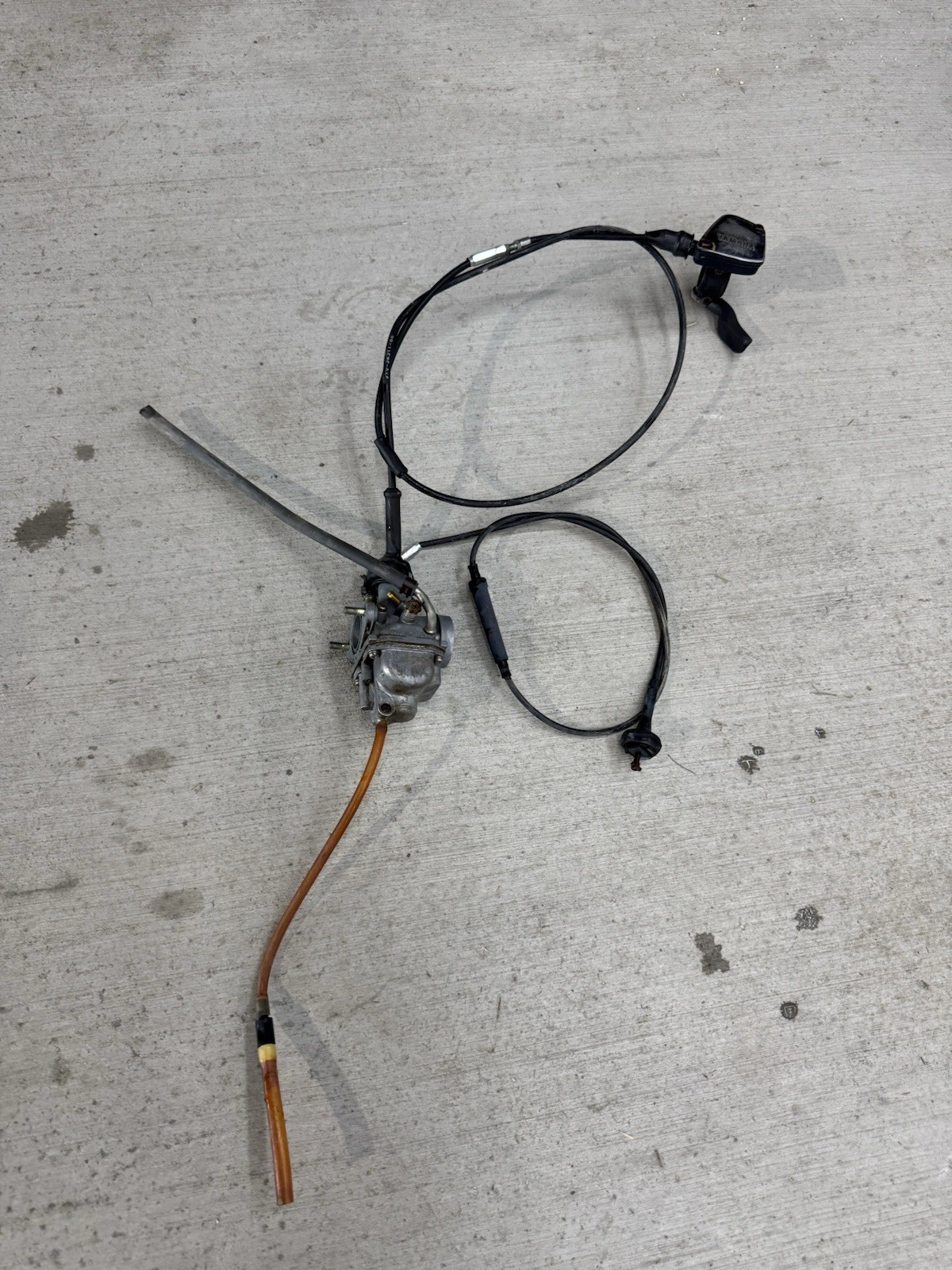 1985 Yamaha Tri Moto 200 Ytm200 Original Oem Carburetor Carb Assembly