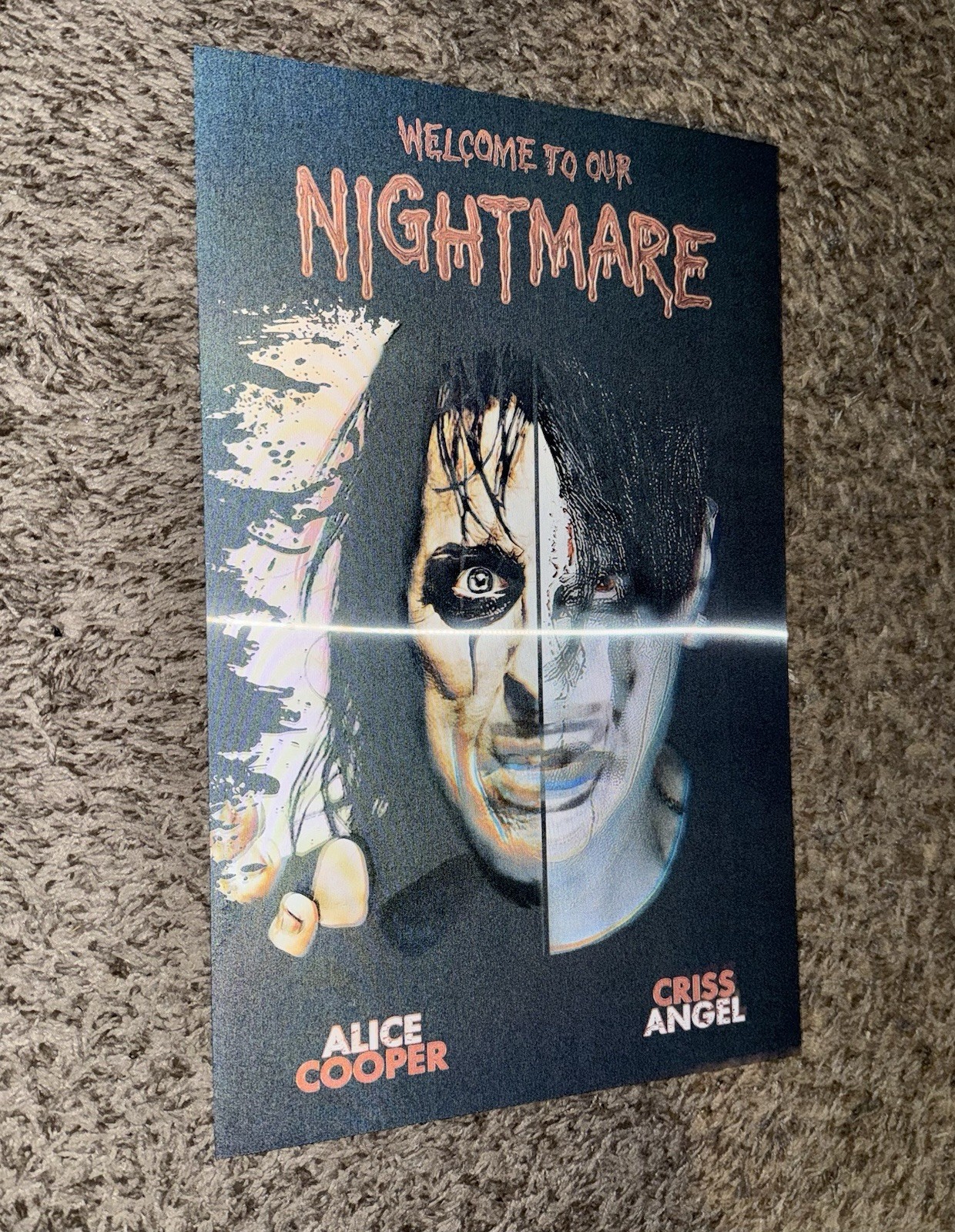 Official Alice Cooper & Criss Angel Welcome To Our Nightmare Lenticular Poster!