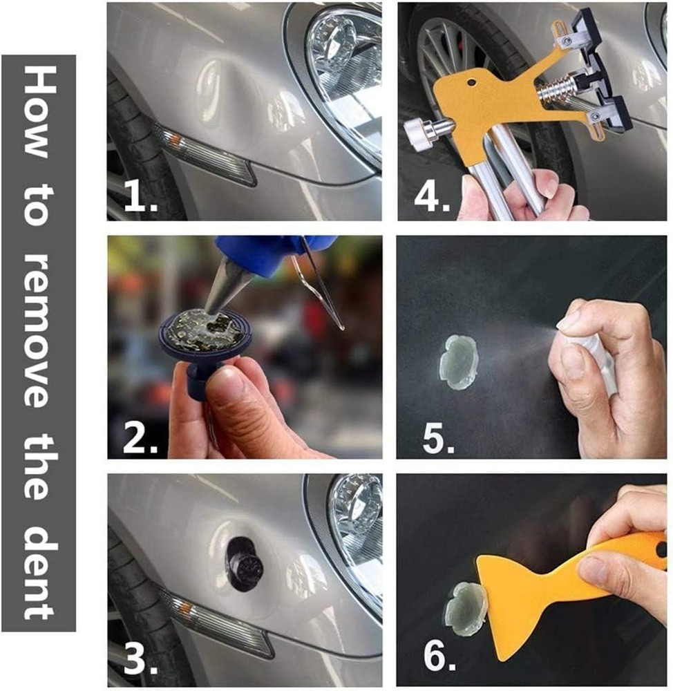 Durable 45pcs Dent Puller and Bridge Set for All Vehicles - Innovative Design