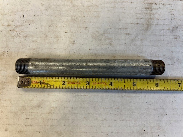 3/8" x 6" Galvanized Nipple Schedule 40
