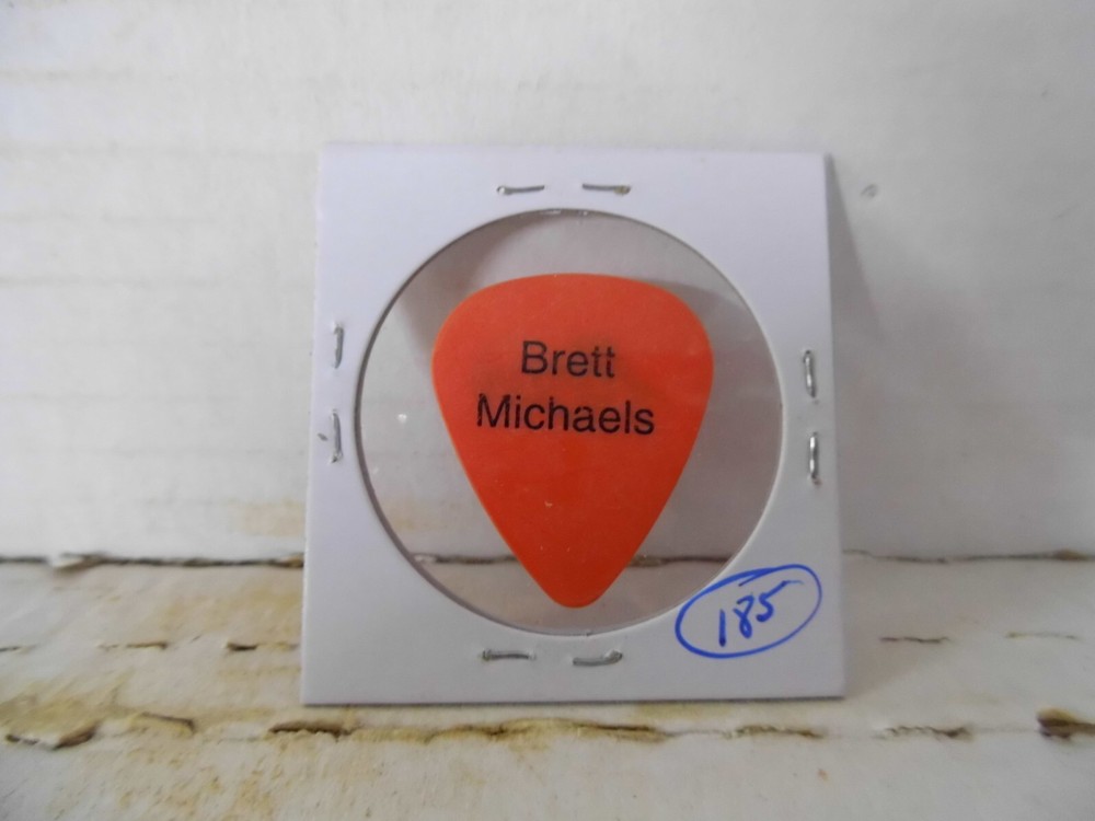 POISON "BRET MICHAELS" 2003 MISSPRINT GUITAR PICK~READ DESCRIPTION (#26~17)