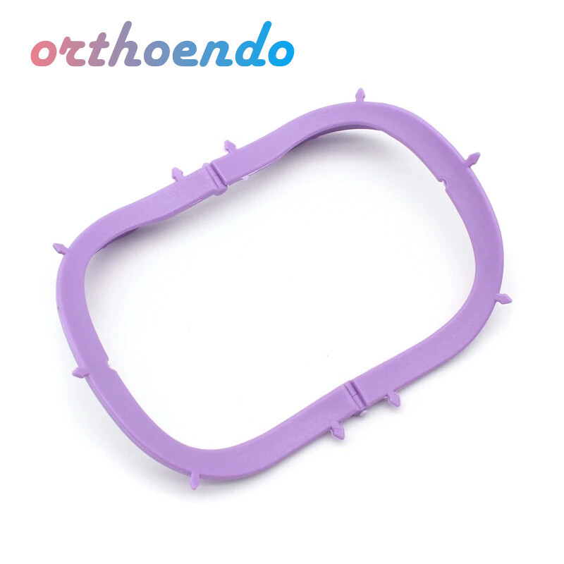 Rubber Dam Frame Holder Plastic Foldable Dental Dam Frame Barrier Sheets Bracket