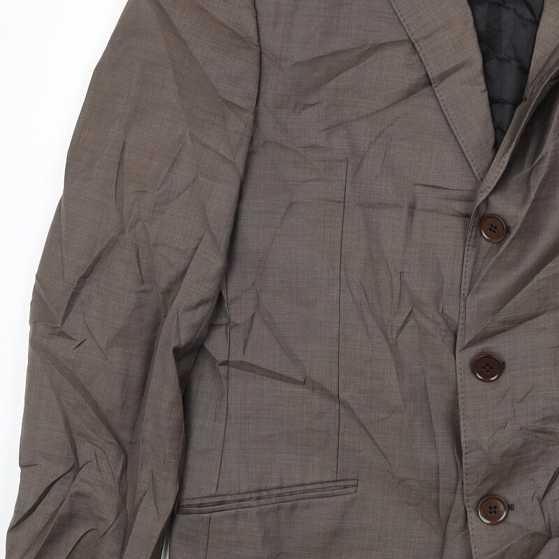 NEXT Mens Brown Wool Blend Blazer Size L
