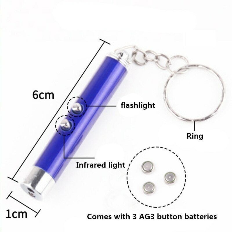 Pet Cat and Dog Laser Toy Cat Pointer Funny Interactive Kitten Mouse Exercise _